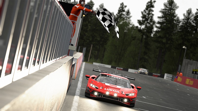 Первый после 5 гонок!